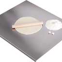 Stainless Steel Kitchen Cutting Board, 304 Stainless Steel, Double-Sided for Separation, Baking and Pizza Making (19.6 x 27.5 x 0.06 ")