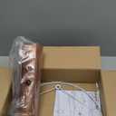 GO&SO Large Lampshade Replacement, Burnt Orange Velvet Drum Lamp Shades Set of 1-16" Top x 16" Bottom x 12" High(Spider)- Modern Fabric Lampshade for Floor Lamps, Table Lamp -Assembly Require