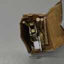 Adjustable Deadlatch Size 60/70mm 45Turning Angle Square Hole 7.6mm Suitable for Keyed Entry Door Knob/Handle, Door Lock Replacement Parts with Door Strike Plate, Gold/Brass