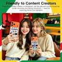 2 x Anteel Silicone Suction Cup Phone Adhesive Mount - Hands-Free Sticky Phone Holder - Strong Suction Grip for Selfies and Videos - 2.4" x 3.8"