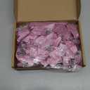 WILLBOND 36 Pcs 3 Size Christmas Poinsettia Christmas Tree Flowers Glitter Faux Flowers Decoration Artificial Poinsettia Ornaments for New Year Home Outdoor Decoration(3/4/ 6 Inch,Pink)