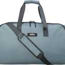 Halfday Convertible 2-in-1 Garment Duffel Weekender Bag 40L: Wrinkle-Free Travel (Hanging Suit Compartment, Shoe Pockets, Trolley Sleeve), Durable & Water-Resistant Carry-on, Coast
