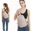 Wandering Nature Sling Bag for Women Lightweight Quilted Crossbody Bag Fits for 11" Tablet with Breathable Back Panel Anti Theft Pocket Padded Strap USB Charge Port, Ideal for Travel, Daily Use (Beige)