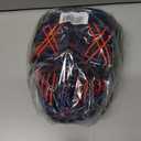 2 x KZATVECY Halloween LED Purge Mask for Adults Scary Light Up Mask for Men Women Cosplay Costume Masquerade Parties Gift (Red)