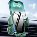 Miracase Upgraded-2nd Generation Universal Phone Holders for Your Car, Hands Free Air Vent Car Phone Holder Mount Compatible with iPhone 16/15/14/13/12/11 Series and All Phones