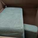 Toddle & Kids Chair,2-in-1 Soft Toddler Couches that Fold Out,Toddler Chairs Comfy 1-3 Years Old,Convertible Sofa to Lounge,Green, 21.8 inches x 16.1 inches x 16 inches