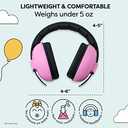 Baby Ear Protection Noise Cancelling Headphones for Ages 0-24 Months, Pink