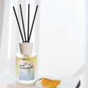 Reed Diffuser - Linen 4.06oz (120ml) 1 Pack Essential Oil Reed Diffuser Set with 8 Sticks, Long Lasting Fragrance for Home, Bathroom, Bedroom, Room, Decor