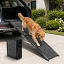 Dog Stairs for Car,70.8" L× 19.6" W Dog Ramp for Large Dogs with Non-Slip Surface,Portable Folding Pet Stairs/Steps for Car SUV & Truck,Dogs Ramp for High Beds & Couch,Up to 150LBS (Large)