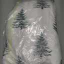 Horaldaily Christmas Flannel Blanket Throw, Christmas Trees Boho Soft Fuzzy Plush Cozy Fleece Blankets for Couch Sofa Bed Lounging, Ideal Gifts for Kids Adults Wife Self, 50x60 (White)