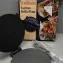 Tortillada – Premium Tortilla Press Cast Iron with Recipes E-Book (12 Inch)