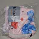 l Christmas Fuzzy Blanket Santa Claus Throw Blanket, Grinch Gift Decor Fleece Blanket for Girls Boys Kids Xmas Glitter Stars Sherpa Blanket 40"X50" for Couch Sofa Bedroom