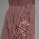 BeryLove Women's Cocktail Dresses Prom Wedding Guest Short Bridesmaid Dresses Ruffle Hem Sleeveless Lace Formal Dress (Large)
