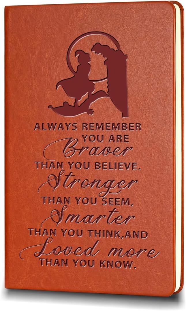 Princess Lover Gifts Leather Notebook for Women Men Princess Gifts With Beautiful Princess Pattern Journal Leather Notebook Birthday Graduation Gifts for Daughter Girls(Jeremiah)