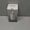 Lisacool Small Humidifier,Portable Mini Humidifier for Bedroom,Office, Car,Travel with Night Light, Auto Shut-Off,Super Quiet (Pink)