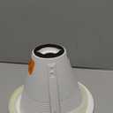 NICOR Lighting 6 inch White Wet Location Rated Cone Baffle Trim, Fits 6 inch Housings (17550AWL)