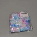 Tziharora Leotards for Girls 8-9 Years Old Long Sleeve Ruffle Gymnastics Bodysuits Pink Blue Scrawl Leos