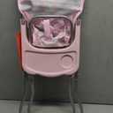 ADORA Durable Pastel Pink Hearts Baby Doll High Chair 20.5” Suits Most Stuffed Animals, Plush Toys, and Dolls up to 16 inches Birthday Gift for Ages 3+