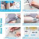 Catheter for Women, Urine Collection System, Reusable Portable Silicone Urinal with 2 Bags (1000ml & 2000ml), 1.2M Tube, and Adjustable Breathable Pants (Women)