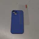 Miracase Designed for iPhone 14 Case with Screen Protector,[Upgraded Enhanced Camera Protection],Shockproof Liquid Silicone Case with Microfiber Lining, 6.1 inch,Azure Blue