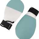 Dementia Restraint Gloves, 2Pcs Hand Protective Gloves for Elderly or Dementia Patients, Restraint Mitts for elderly (Light Blue)
