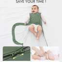 HAPIU Unisex Rayon Made from Bamboo Baby Sleep Sack TOG 0.5, 2-Way Premium Zipper, Wearable Blanket Toddler, 18-36 Months,Dark Forest Green