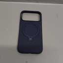 TORRAS Q3 Silicone 360 Spin for iPhone 17 Pro Case with Stand, Fit for MagSafe, Magnetic Ring Kickstand with Camera Control, Liquid Silicone Rubber Soft Phone Case for iPhone 17 Pro 6.3'', Deep Blue