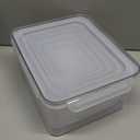 Freshmage Fruit Storage Containers for Fridge with Removable Colander, Airtight Food Storage Container, Dishwasher Safe Produce Saver for Refrigerator, Keep Berry Fruit Fresh Longer 6 pcs Large Clear