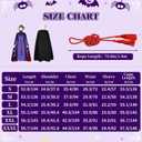Queen Witch Costume Women Cosplay Dress Accessories Crown Cloak Belt Fairy Snow Robe Adult (X-Large, Purple)
