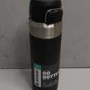 Stanley Quick Flip GO Water Bottle 36 oz | Push Button Lid | Leakproof and Packable for Travel and Sports | Insulated Stainless Steel | BPA-Free | Black