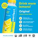 Lemon Perfect Original Lemon, Hydrating Flavored Lemon Water, Zero Sugar, Delicious and Refreshing, Organic, 15.2 fl oz Bottle