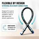 26711-08-08-18 Hydraulic Hose Swivel Assembly 1/2" Hydraulic Hose with Female JIC X Female JIC, 18" Long, 3988 PSI