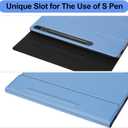 Galaxy Tab S7 FE Case 12.4" Tablets with Keyboard for Samsung Galaxy Tab S8 Plus/Tab S7 Plus S7+ S8 Case,7 Colors Backlit Trackpad Wireless Smart Touch Keyboard with S Pen Holder