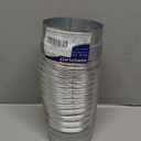 4" Inch Flexible Duct - 0.82 to 1.64 ft Length - Corrugated Aluminum Ducting Connector - Galvanized Steel End Sleeves - Washer and Dryer Exhaust Duct - Dust Collection Hose - Dryer Duct