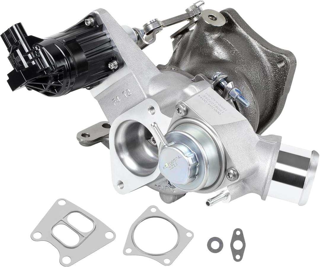 Turbo Turbocharger with Actuator and Reducer Valve Compatible with Honda Accord 6A0-F4-T/C 2018 2019 2020 2021 2022 2023 1.5L Supercharger Kit Small Turbo Charger, Replace180810528E/181201132E