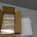 Boxalls Acrylic Sign Holders 5x7 in Gold, 6 Pack Picture Frame Table Number Wedding Holder, Vertical Photo Stand Double Sided, Menu Recipe Restaurant Reserved Display Centerpieces Bulk Frames
