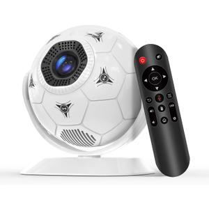Magcubic 2026 Football-Themed Mini Projector, Portable Projector With WiFi 6 and Bluetooth 5.4, 4K Support, Auto Keystone, 180 Rotatable, Android 14 Smart Proyector For Movie Home Theater HY300F