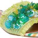 Betsey Johnson Women's Peyten Slide Sandal (Green)