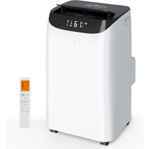 Inverter 16000BTU Portable Air Conditioners with Remote, Free Stand Cooling Portable AC Unit for Room up to 800 sq.ft, with Dehumidifier & Fan, Dual Hose, Quiet Sleep Mode(42dB), Windows Kit