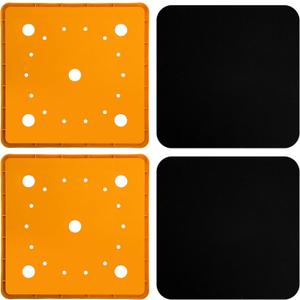 2 Pack 13" Square Planter Insert, Reusable Large Plant Pots Insert with Liner, Plastic Planter Pot Fillers for Indoor and Outdoor 16''-19'' Plants Containers