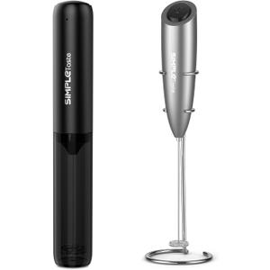 SIMPLETaste Milk Frother Battery Operated & Rechargeable