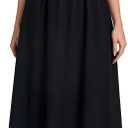 EYNMIN Floral Maxi Corset Wedding Guest Dresses for Women 2026 Summer Spring Smocked Long Flowy A Line Milkmaid Dress (XL)