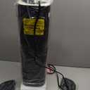 JRD 24" Fast Heating Space Heater, Portable Electric Heater with Remote, Night Light, 80 Oscillation, 4 Mode, Overheat & Tip-Over Protection, Ceramic Heat for Bedroom Office (Black)