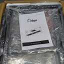 Furologee TV Stand for TVs up to 55 Inch, Entertainment Center with Open Storage Shelves, Media Console Table with Soundbar Shelf for Living Room, Bedroom, Rustic Brown