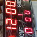 Football Scoreboard with Tripod Multisport Scoreboard 14/24s Shot Portable Tabletop Scoreboard Digital LED Scoreboard for Basketball Football Table Tennis Baseball Soccer Volleyball