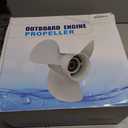 OEM 13 1/4x17 Upgrade Aluminum Propeller Fit BRP,Johnson,Evinrude,OMC Stern Drive 40-140hp(Hub Kits Included),13 Spline,Parts No. 765183,RH