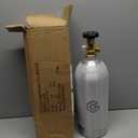 5lb Aluminum New CO2 Tank, DOT Approved Gas Cylinder with CGA 320 Valve for Kegerators and Draft Beer Dispensing