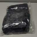 Romanstile Round Vinyl Tablecloth, 100% Waterproof Elastic Fitted Table Covers for 36"- 44" Tables, Wipeable Flannel Backed Plastic Table Cloths for Picnic, Camping, Outdoor - Black