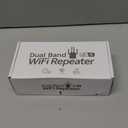 WiFi Extender with Ethernet Port, 1200Mbps Dual Band (5GHz/2.4GHz) WiFi Booster.Covers Up to 12880 Sq.ft,Supports 105 Devices, Easy Setup Signal Booster, EasyMesh Compatible, Four Directional Antennas