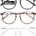 IBOANN Iconic Blue Light Glasses for Woman - Computer Glasses up to 99% Blue Light Blocking - Anti Eyestrain & UV Glare